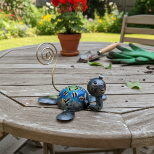 geldscheinhalter fotohalter froschkönig – märchenhaft und dekorativ. mit spiralhals