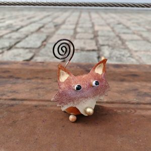 geldscheinhalter fotohalter froschkönig – märchenhaft und dekorativ. mit spiralhals